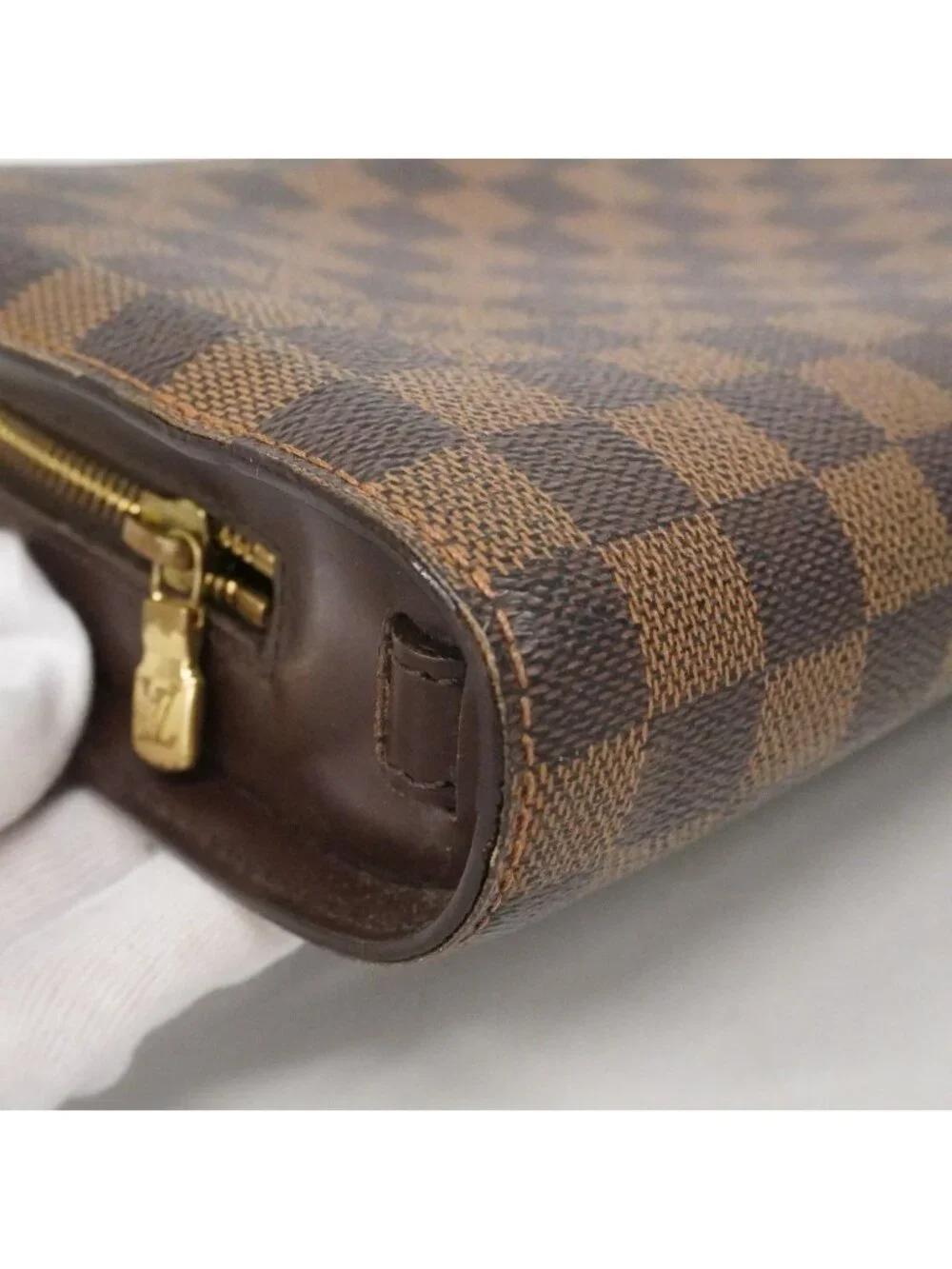Louis Vuitton Clutch Damier Saint Ebene